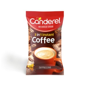 CANDEREL NO ADDED SUGAR 3IN1 INSTANT COFFEE CAPPUCCINO