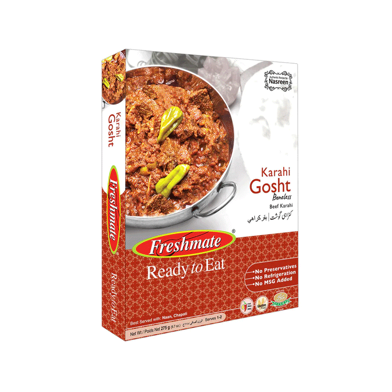 FRESHMATE KARAHI GOSHT BONELESS 275GM