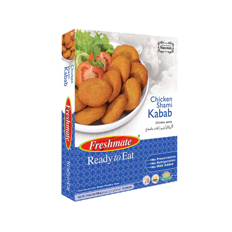 FRESHMATE CHICKEN SHAMI KABAB 186GM