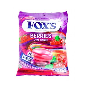 FOX BERRIES OVAL CANDY 125GM