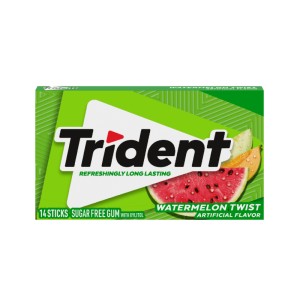 TRIDENT SOFT GUM WATER MELON 14`S