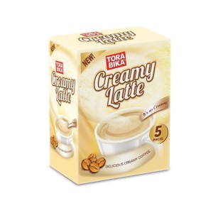 TORA BIKA CREAMY LATTE COFFEE 150GM 5X30GM BOX