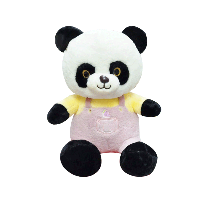 STUFF TOY PANDA WITH JACKET 50CM