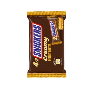 SNICKERS CREAMY PEANUT BUTTER CHOCOLATE 4X2 146GM