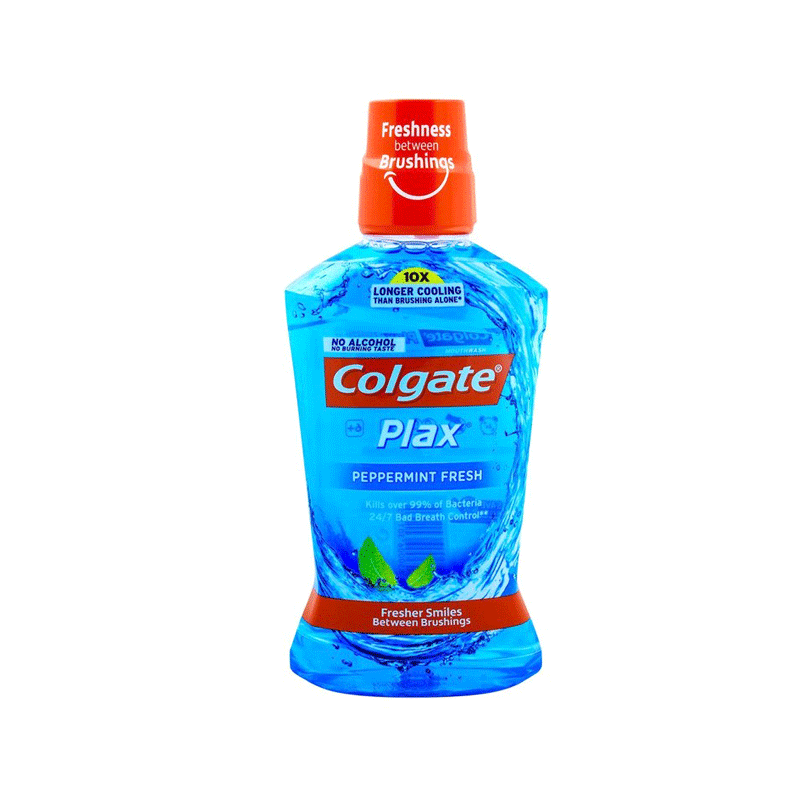 COLGATE MOUTHWASH PLAX PEPPERMINT 250ML