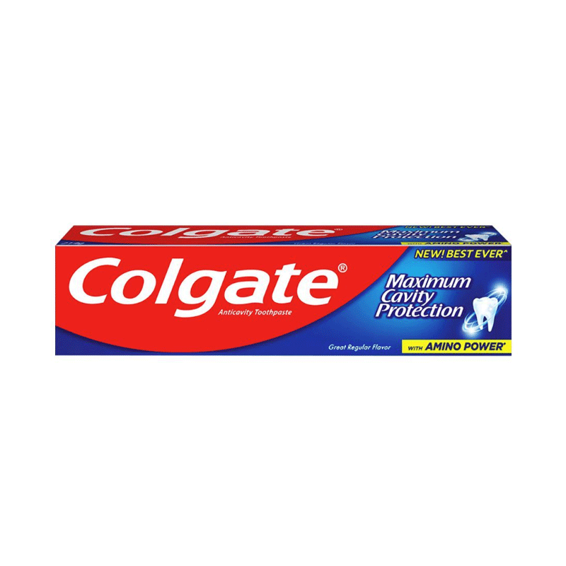 COLGATE TOOTHPASTE MAXIMUM CAVITY PROTECTION REGULAR 45GM