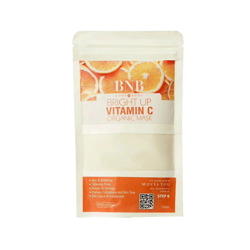 BNB BRIGHT UP VITAMIN C ORGANIC MASK 120GM