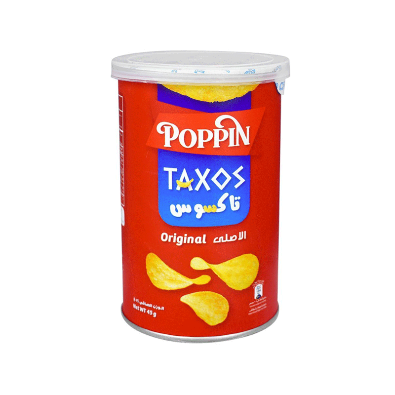POPPIN TAXOS CHIPS ORIGINAL 45GM