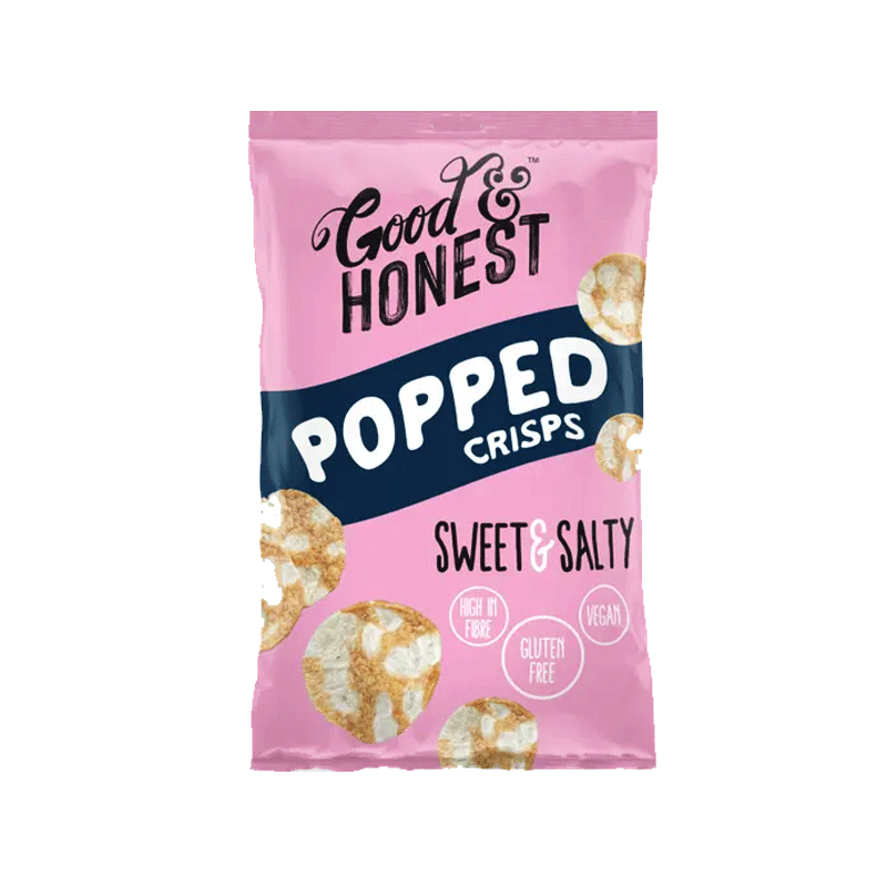 POPPED CRISPS SWEET SWEET & SALTY 75GM