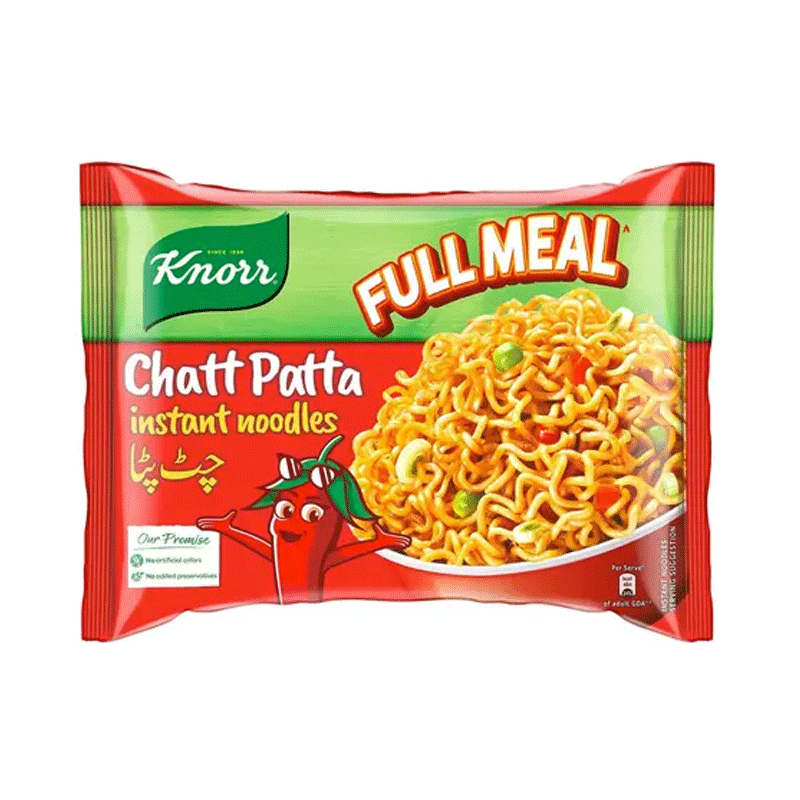 KNORR CHATTPATTA NOODLES FULL MEAL 110GM