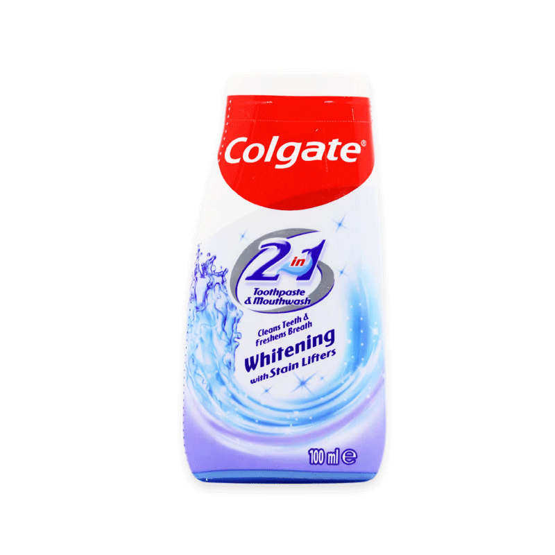 COLGATE TOOTHPASTE & MOUTHWASH WHITENING STAIN LIFTER 100ML