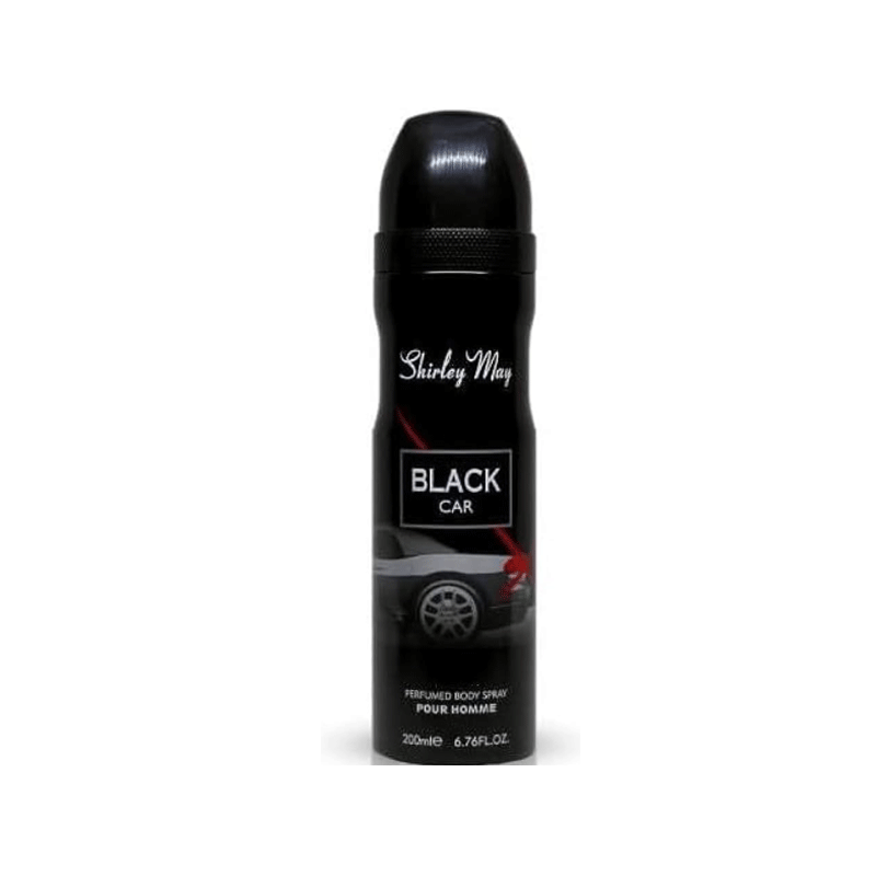 SHIRLEY MAY BODY SPRAY BLACK CAR 200ML