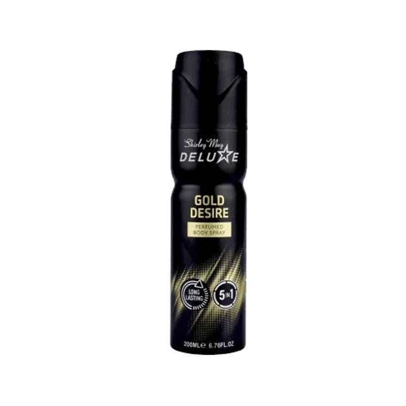 SHIRLEY MAY DELUXE GOLD DESIRE PERFUMED BODY SPRAY 200ML