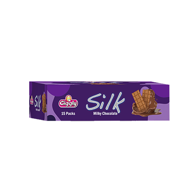 GIGGLY SILK MILKY CHOCOLATE 15'S BOX