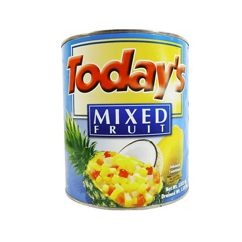 TODAYS FRUIT COCKTAIL TIN 836GM
