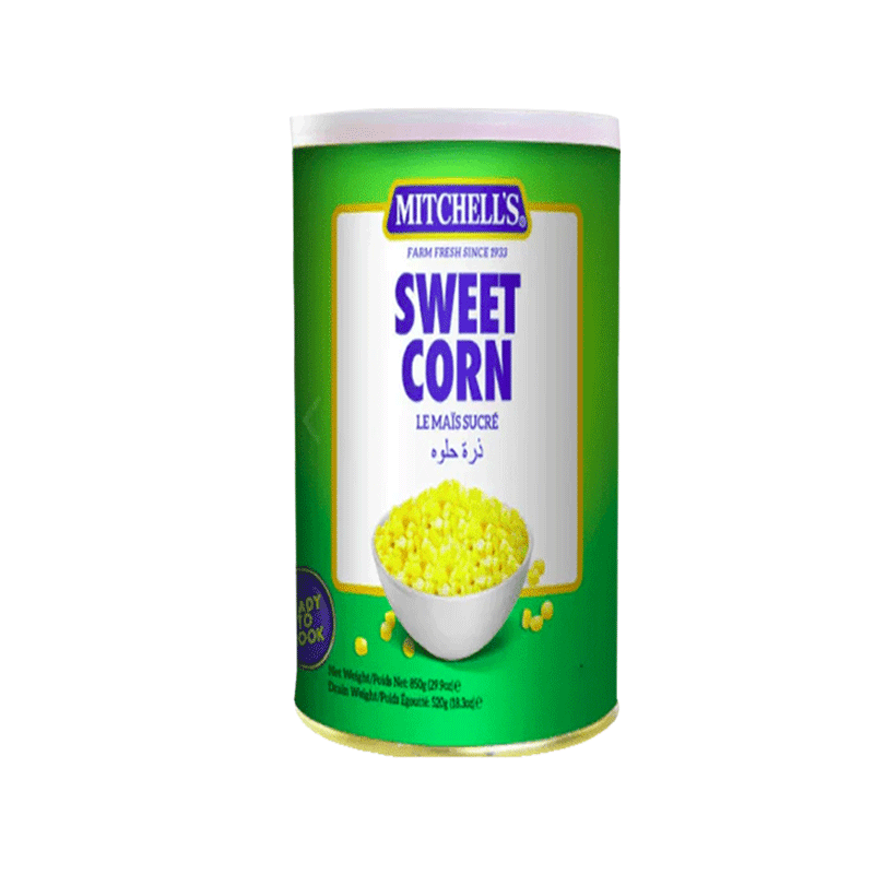 MITCHELLS SWEET CORN 450GM