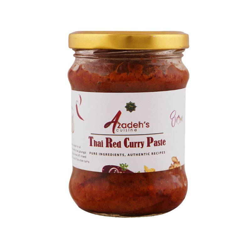 AZADEHS CUISINE THAI RED CURRY PASTE 220GM