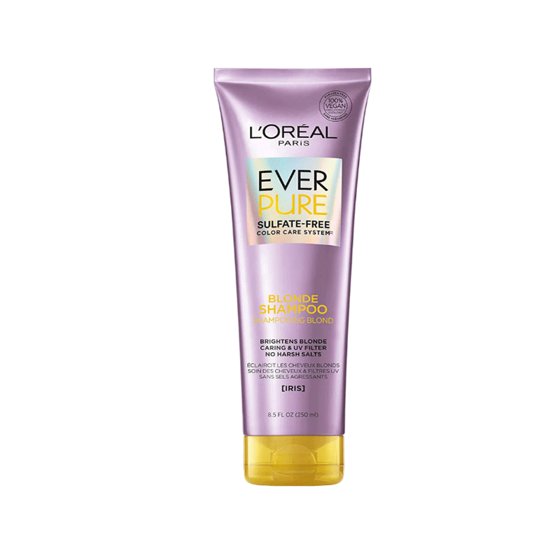 LOREAL EVER PURE SULFATE FREE BLONDE SHAMPOO 250ML TUBE