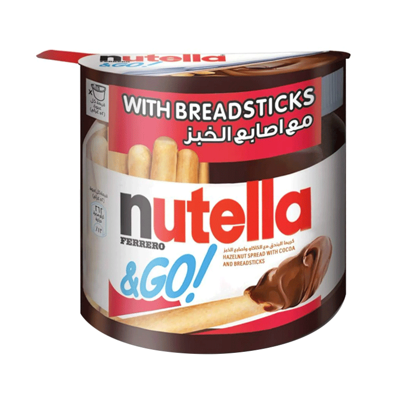 NUTELLA  AND GO WITH BREADSTICK 52GM