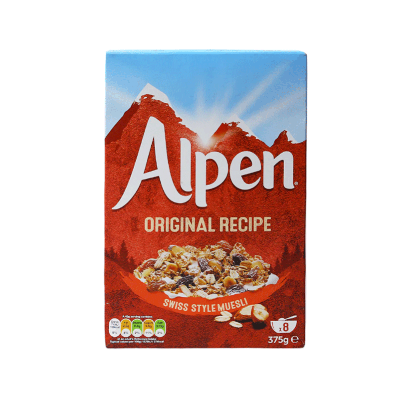 ALPEN SWISS STYLE MUESLI 375GM