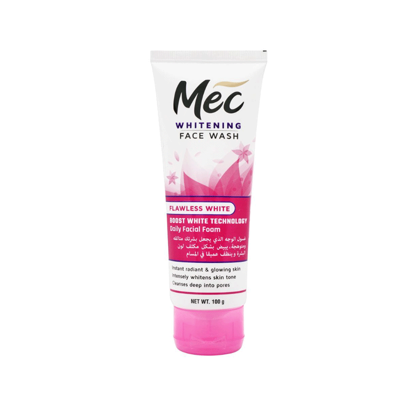 MEC FACE WASH FLAWLESS WHITE 100GM