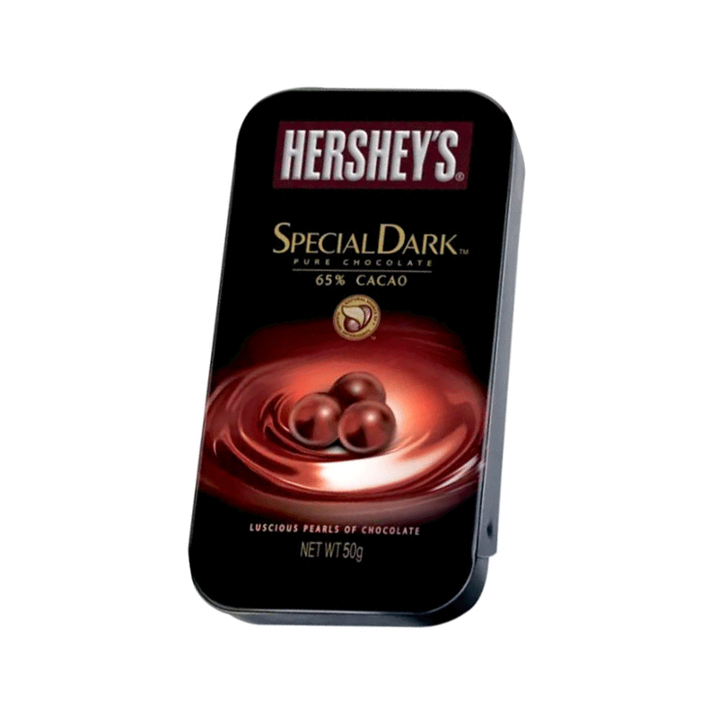 HERSHEYS PEARL SPECIAL DARK CHOCOLATE 50GM TIN
