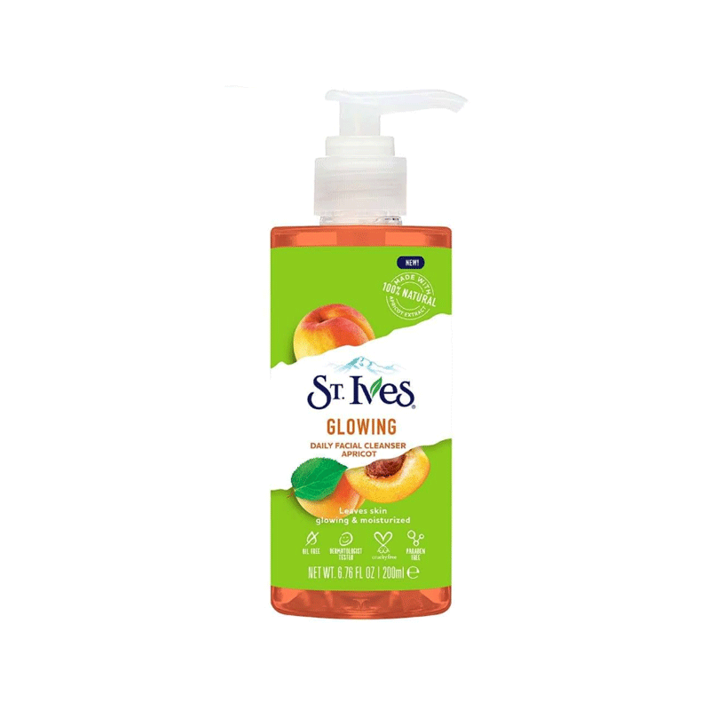 STIVES GLOWING DAILY FACIAL CLEANSER APRICOT 200ML