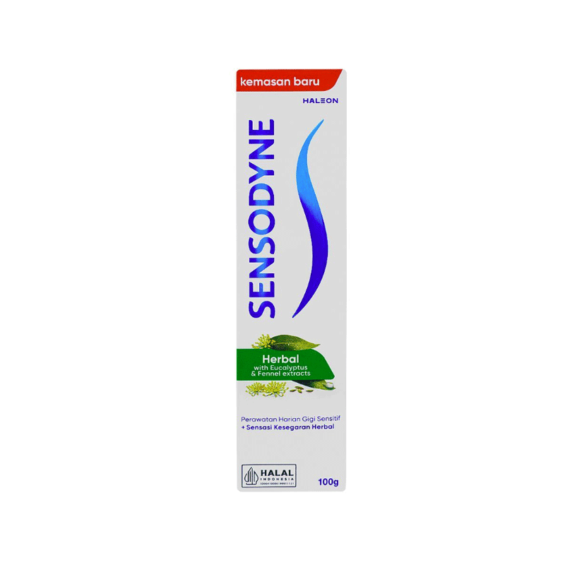 SENSODYNE TOOTHPASTE HERBAL 100GM INDONESIA