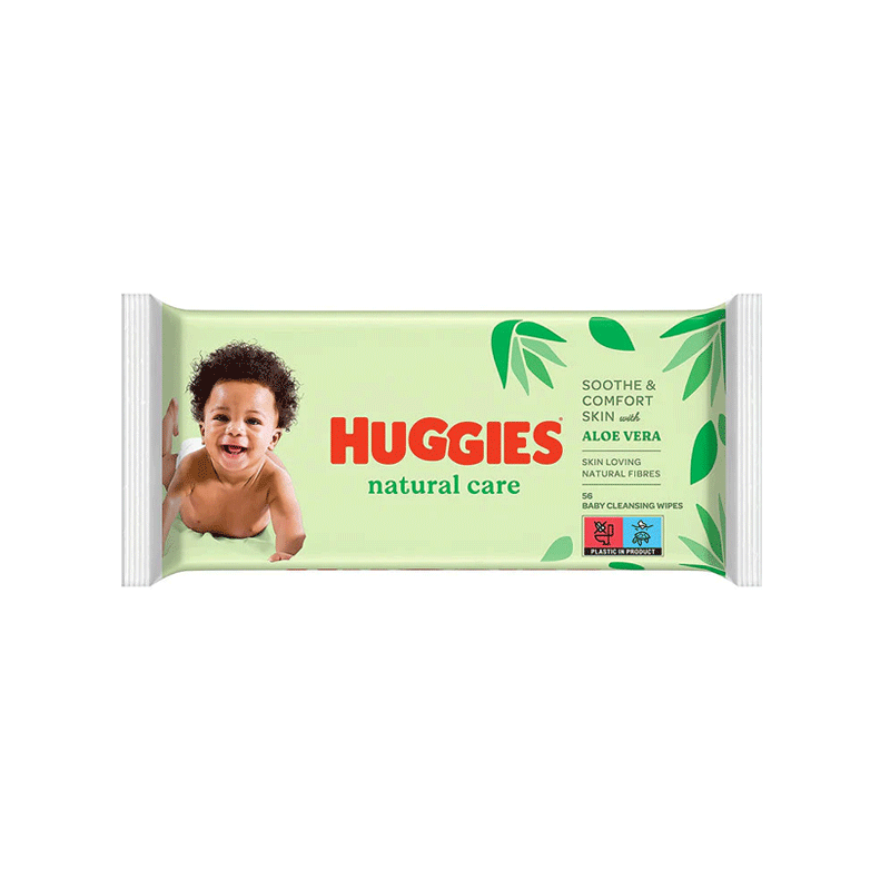 HUGGIES BABY WIPES NATURAL CARE 56'S 1PCS