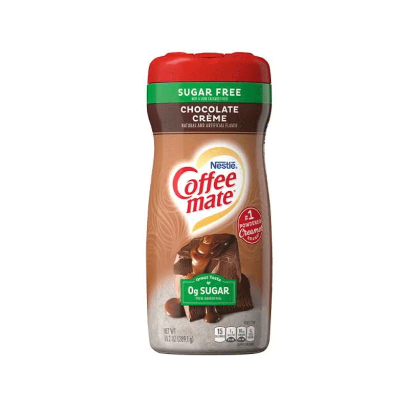 NESTLE COFFEE MATE CHOCOLATE CREME ZERO SUGAR 289.1GM