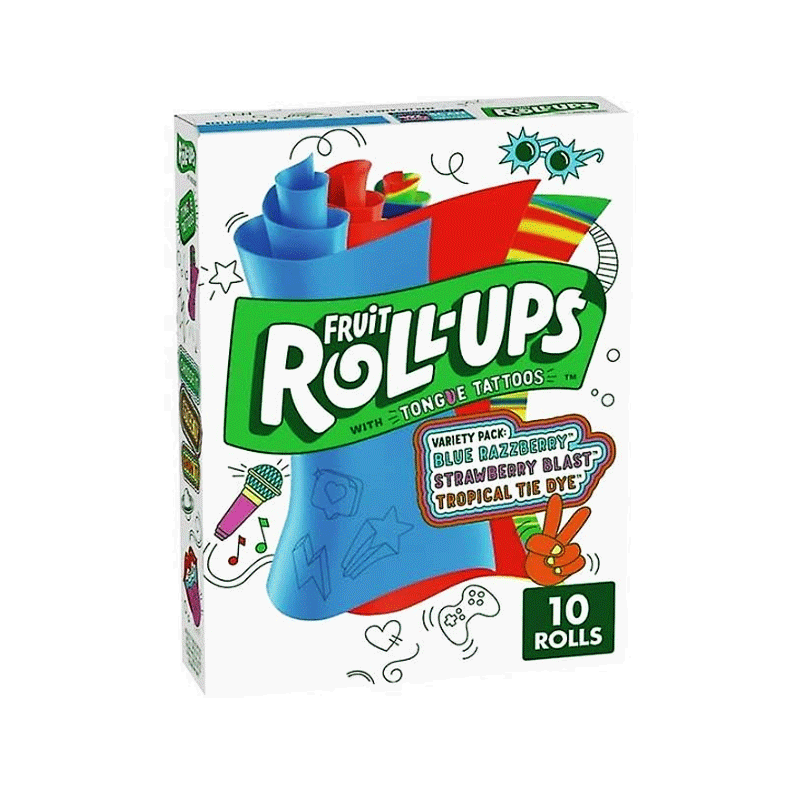 FRUIT ROLL UPS SNACKS VARIETY PACK 141GM