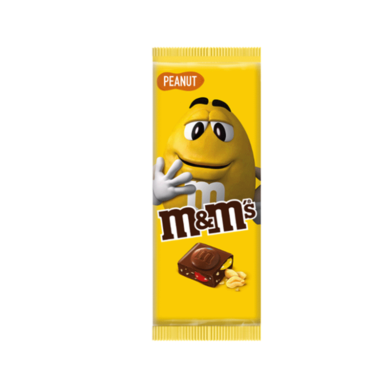 M&M CHOCOLATE BAR PEANUTS 165GM