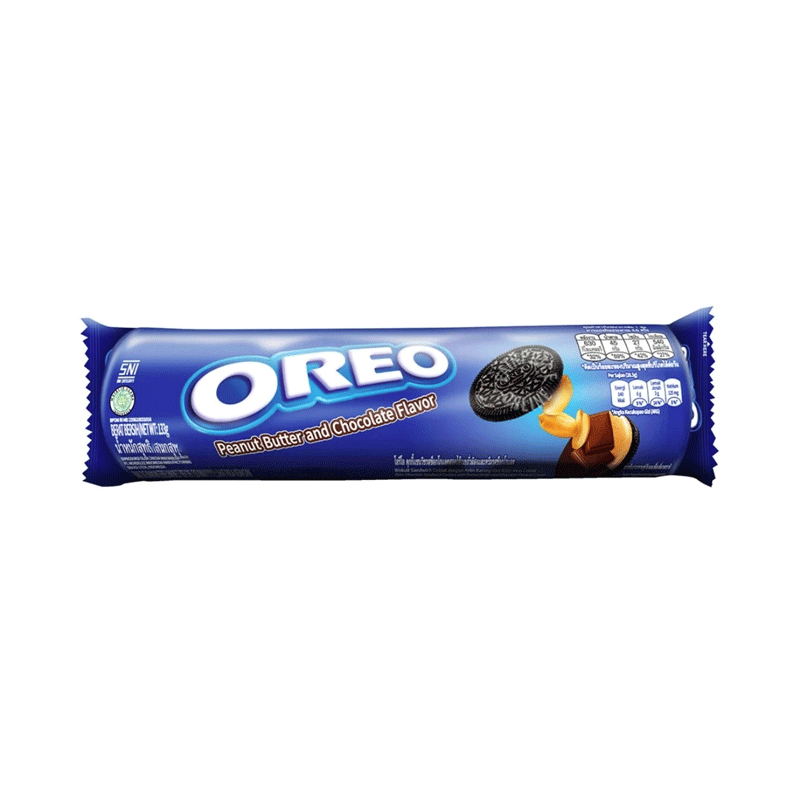 OREO PEANUT BUTTER AND CHOCOLATE BISCUIT 119.6G IMP