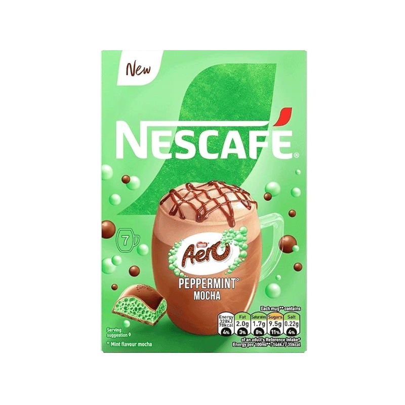 NESCAFE COFFEE AERO PEPPERMINT MOCHA 7'S BOX