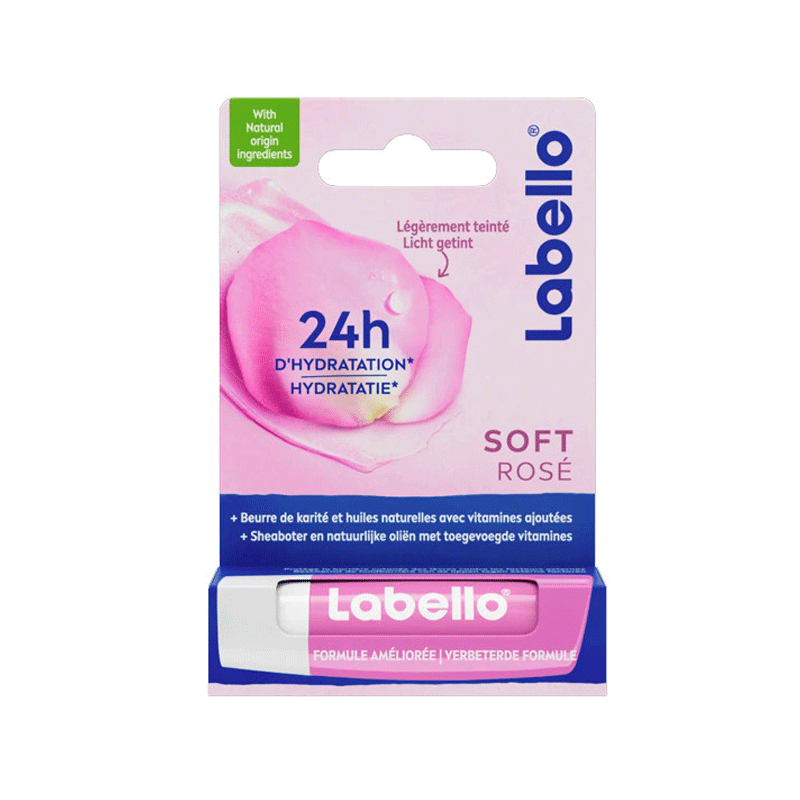 LABELLO LIP BALM SOFT ROSE 4.8ML