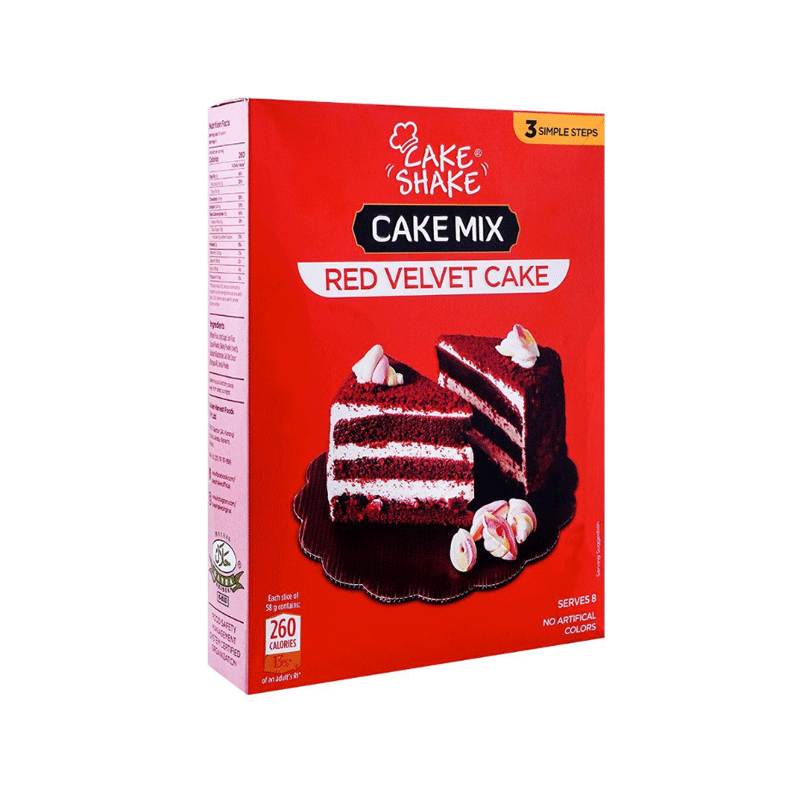 CAKE SHAKE CAKE MIX RED VELVET CAKE 450GM