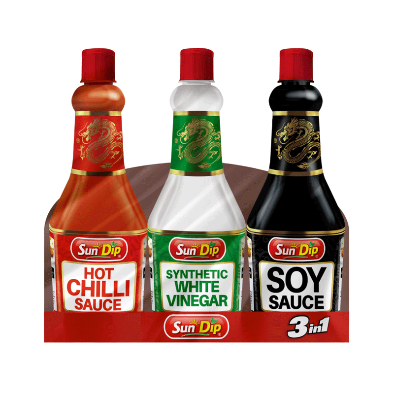 SUNDIP SAUCE TRIO PACK 120ML
