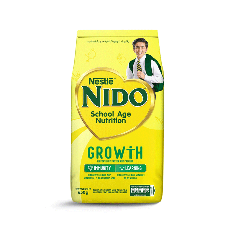 NESTLE NIDO SCHOOL AGE GROWTH 650GM