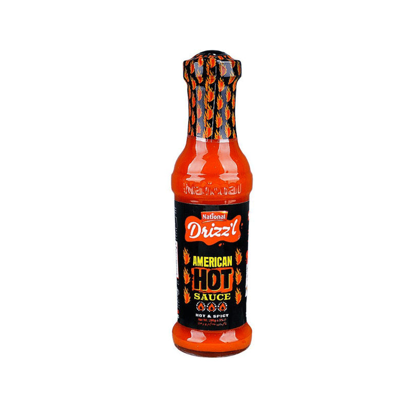 NATIONAL DRIZZL AMERICAN HOT SAUCE 290GM