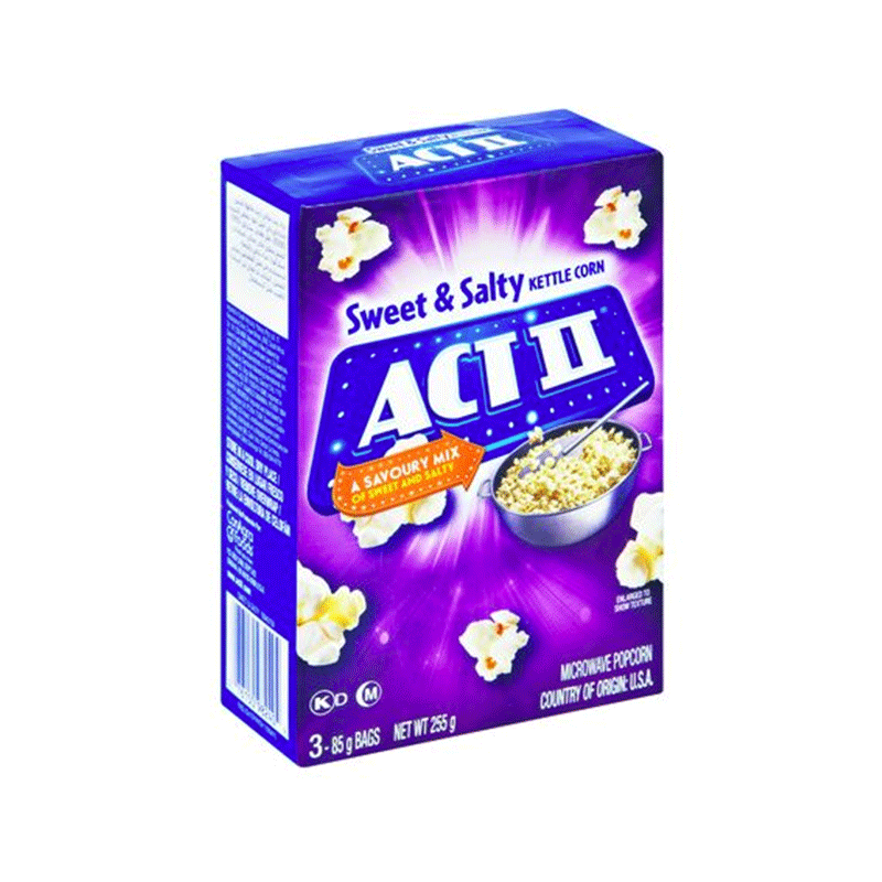 ACT II POP CORN SWEET&SALTY KETTLE CORN 255GM