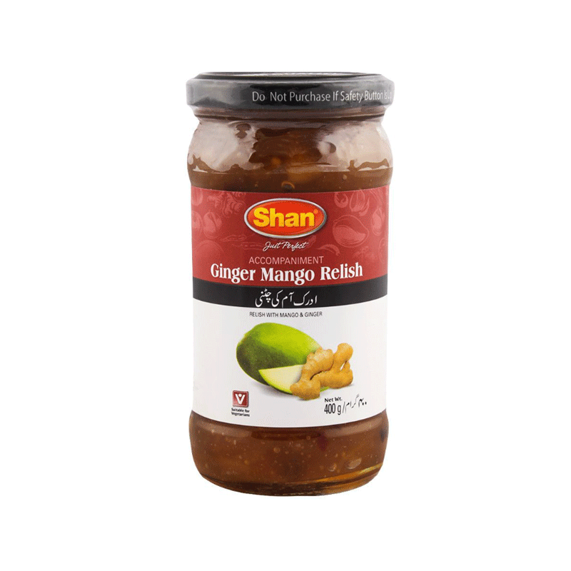 SHAN GINGER MANGO CHUTNEY 400G