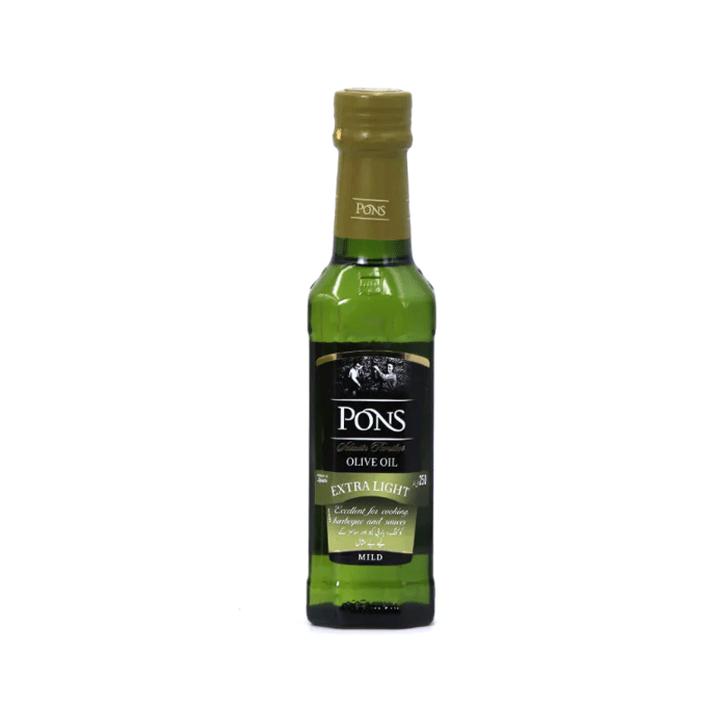 PONS EXTRA LIGHT OLIVE OIL 250ML