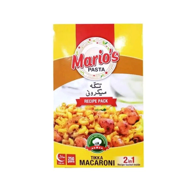 MARIOS TIKKA MACRONI 250GM
