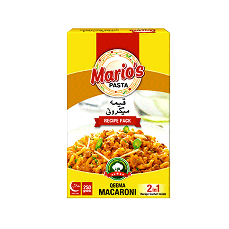 MARIOS QEEMA MACRONI 250GM
