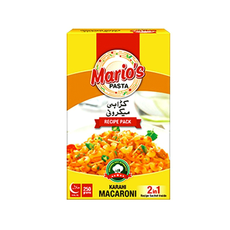 MARIOS KARAHI MACRONI 250GM