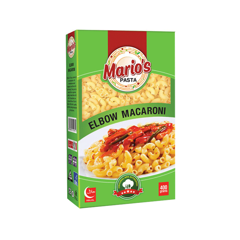 MARIOS ELBOW MACRONI BOX 400GM