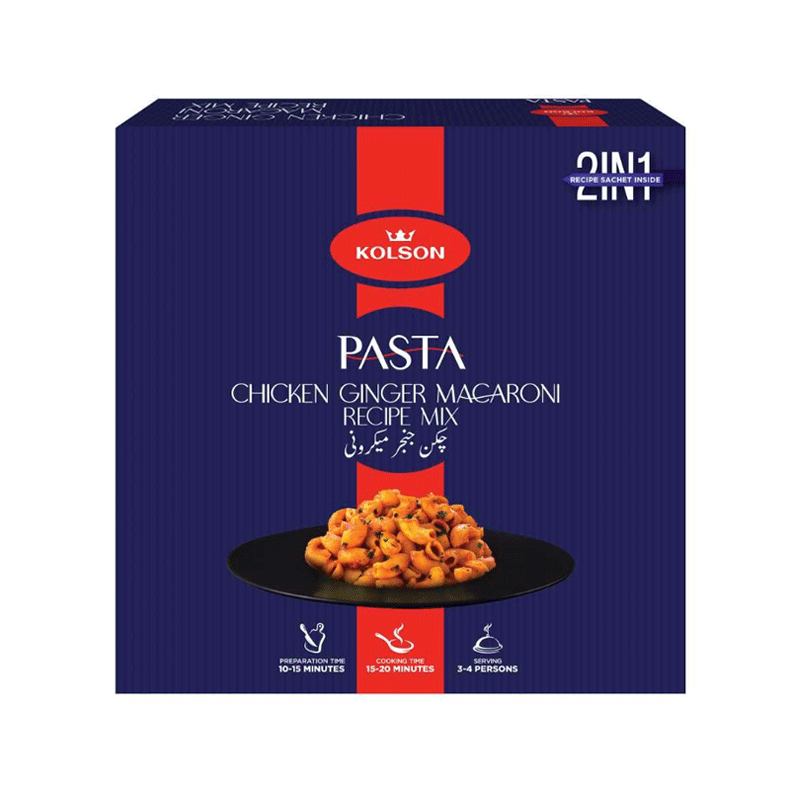 KOLSON MACRONI CHICKEN GINGER 250GM