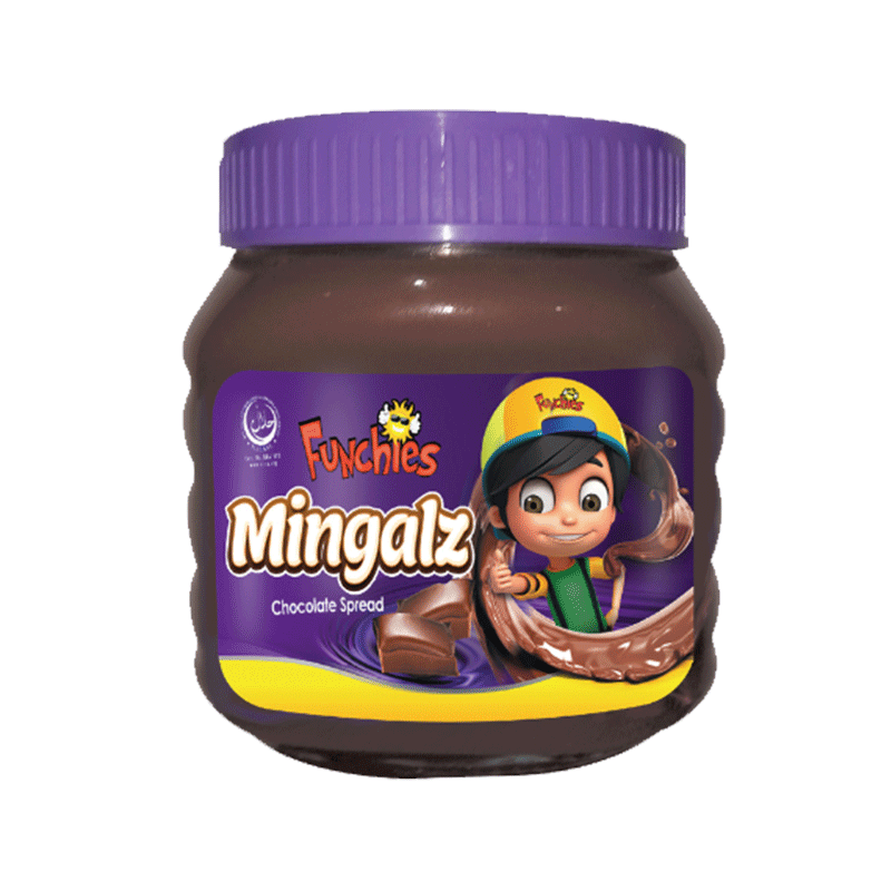 FUNCHIES MINGALZ CHOCOLATE SPREAD 330GM