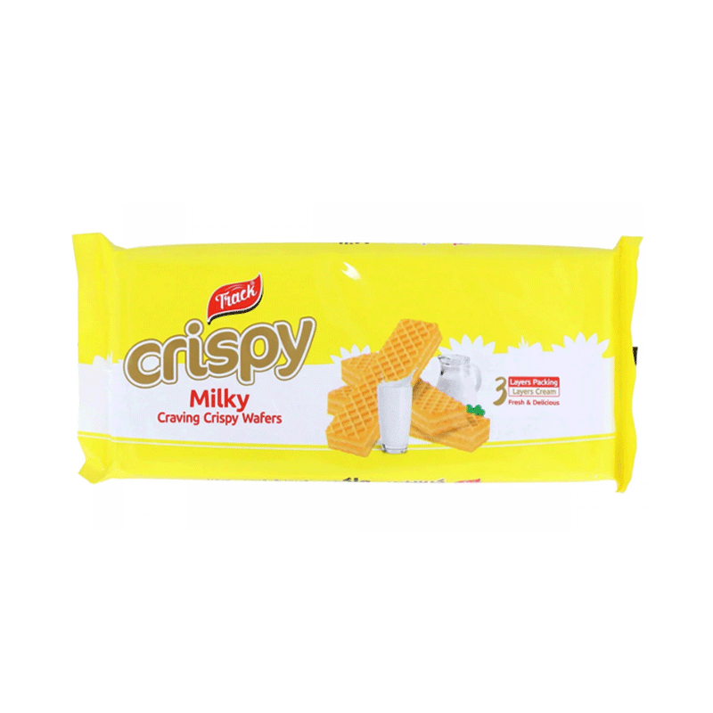 TRACK CRISPY WAFERS MILKY 75GM