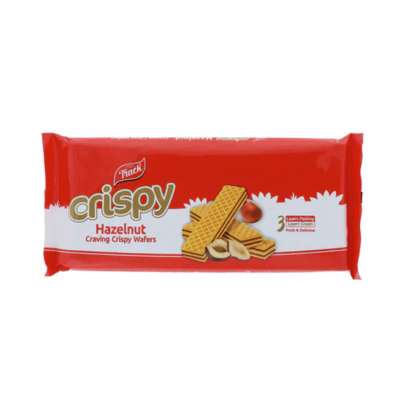 TRACK CRISPY WAFERS HAZELNUT 75GM